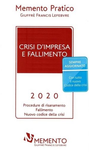 MEMENTO CRISI E FALLIMENTO 2020